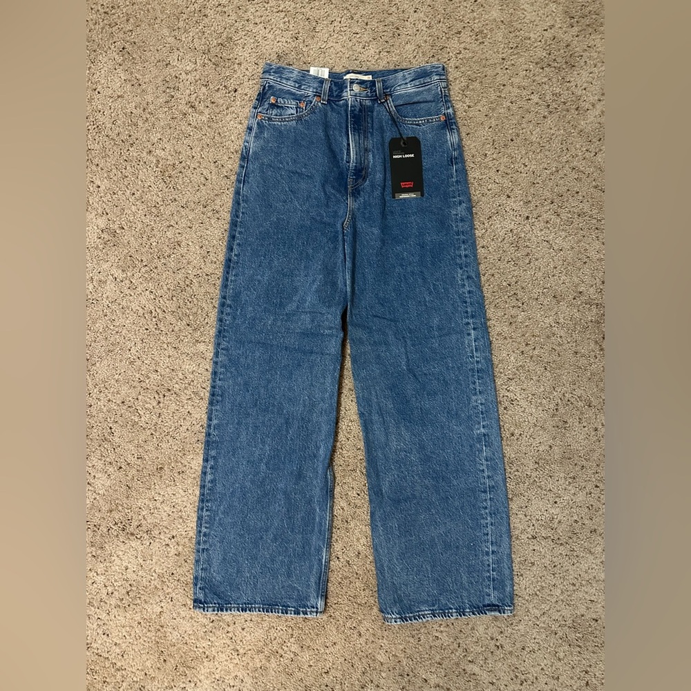 Levi’s High Rise, Wide Leg Jeans